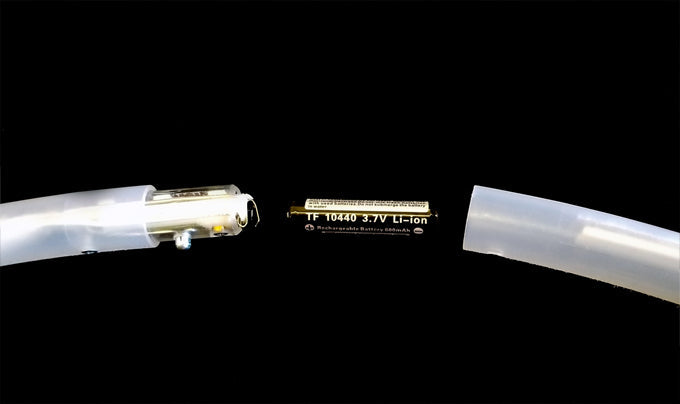 Removable battery option shown