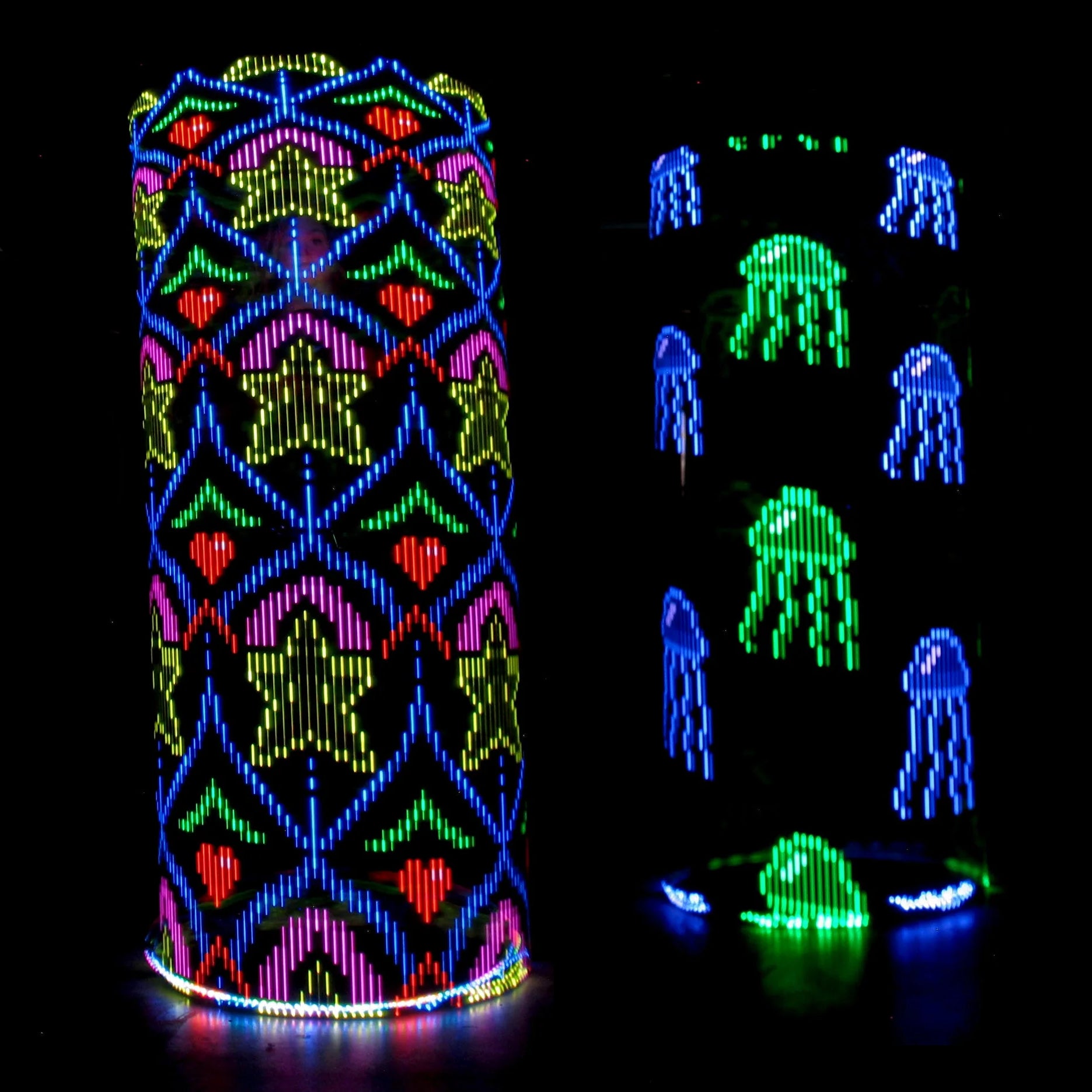 Atomic V Programmable Smart LED Hoop + Designer – Astral Hoops