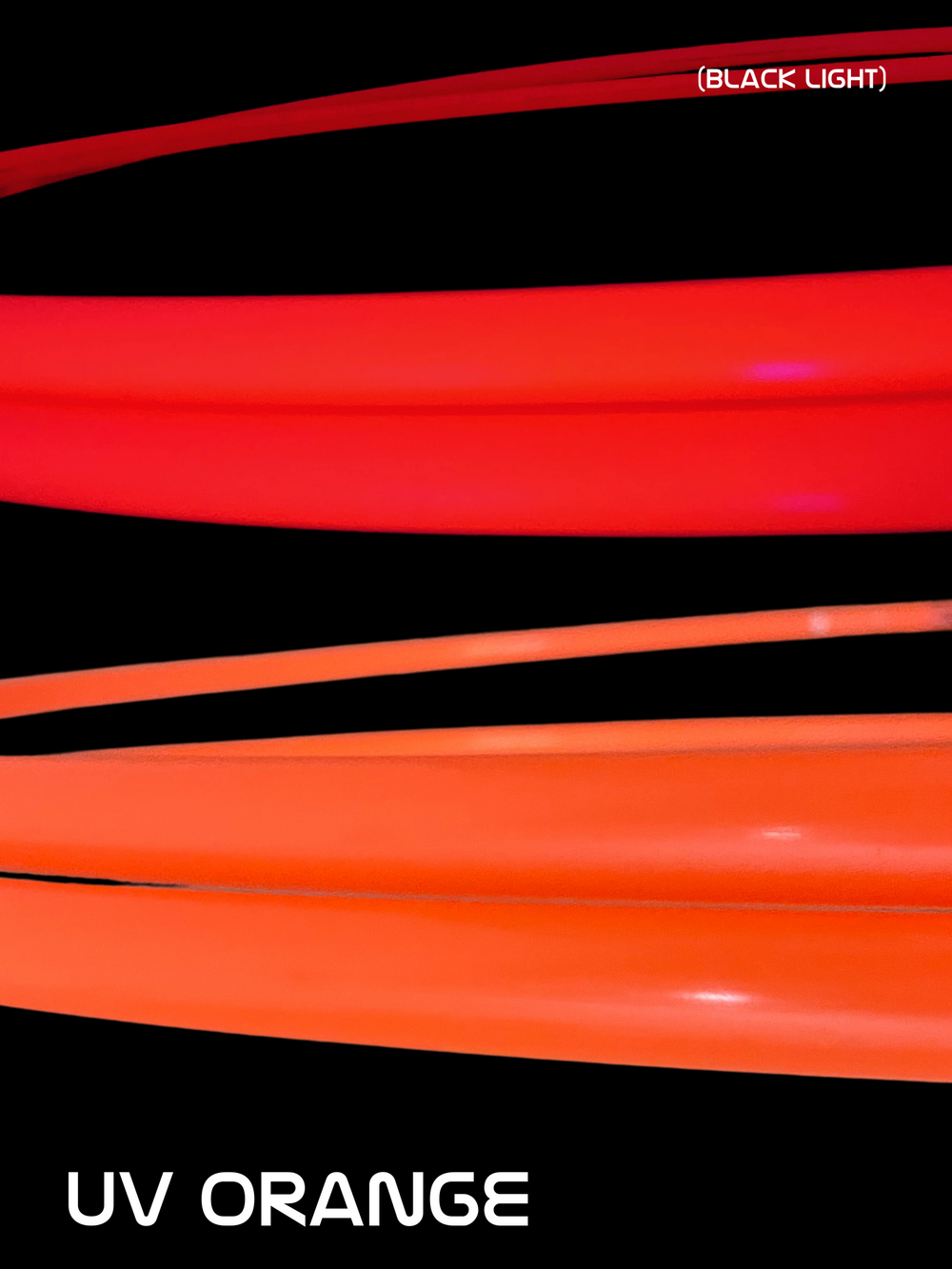UV Orange (5/8 & 3/4) Polypro Hula Hoop