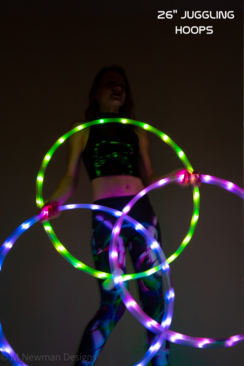 Juggling Smart LED Hoop Set of 3 Astral Hoops