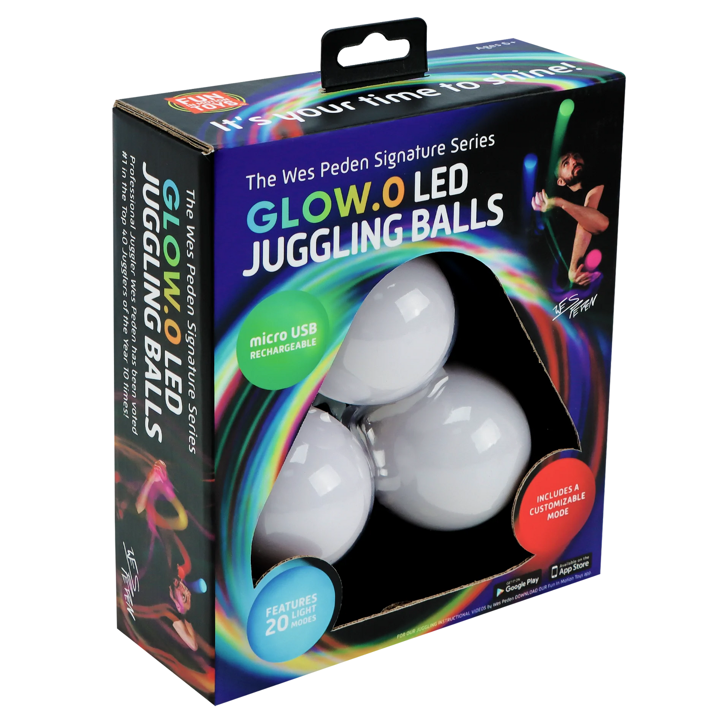 
                  
                    Wes Peden LED Juggling Balls
                  
                
